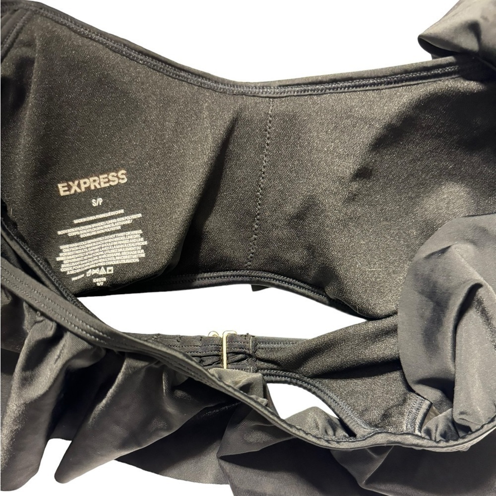 Express Ruffle Swim Top Size Small - Picture 5 of 6